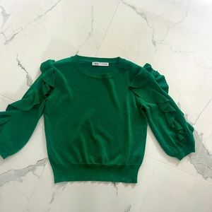 Zara sparkle sweater S